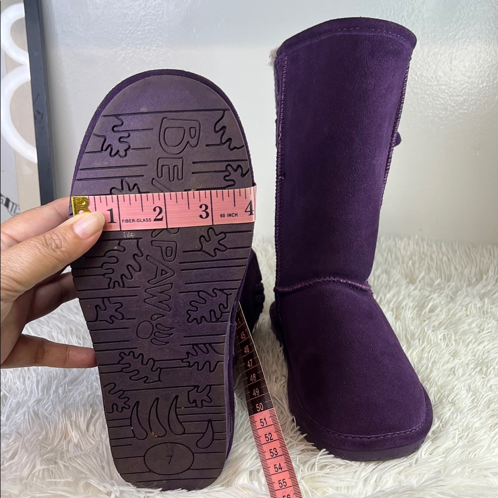 BearPaw Purple Suede Winter Boots - Picture 11 of 11